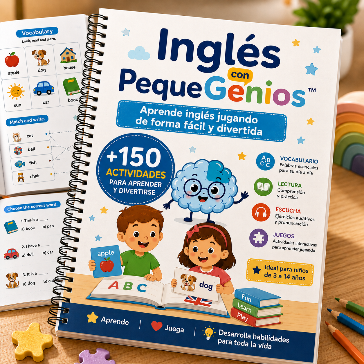 Mega Kit Bilingüe PequeGenios™ | +150 Actividades