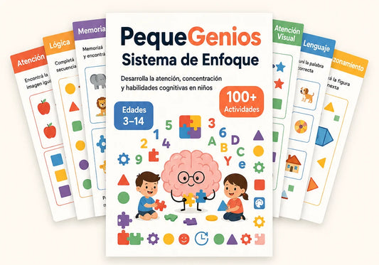 PequeGenios +100 actividades para estimular la atención, la concentración y el aprendizaje